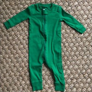 Green Zip Romper